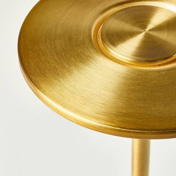 Portable Indoor/Outdoor LED Tabletop Lamp Brass - Hearth & Hand Magnolia Target - Picture 4 of 8